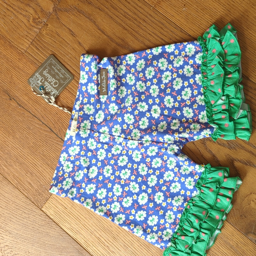 NWT Matilda Jane ruffle shorties, girls 6